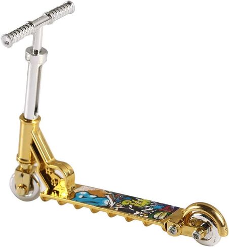 Gold Mini Finger Scooter Two Wheel Scooter Educational Toys Finger Bike Plastic Fingerboard Skateboard Simulation Toy (Style A) in Saudi Arabia
