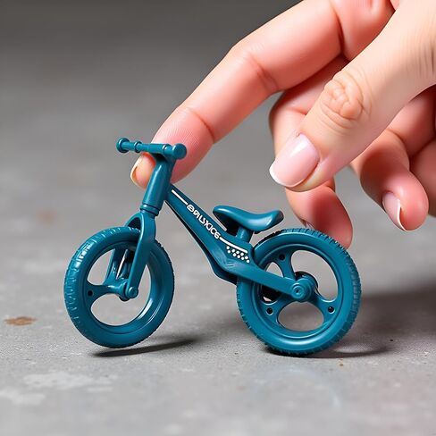 Mini Finger Mountain Bike, Desktop Decoration Cycling Figure, Random Colour, Small Mountain Cycling Figure Finger Playing in Saudi Arabia