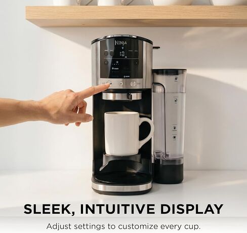 Ninja DualBrew Coffee Maker | Brew Coffee Grounds & Pods | Brew Classic, Rich, Over Ice, & Cold Brew | Brew Single-Serve Cup to Full 12-Cup Carafe | Stainless Steel | GP161 in Saudi Arabia