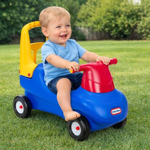 لعبة Little Tikes Push and Ride Racer - (حصريًا لأمازون)، 22 بوصة طول × 10 بوصة عرض × 17 بوصة ارتفاع مع مسامير in Saudi Arabia