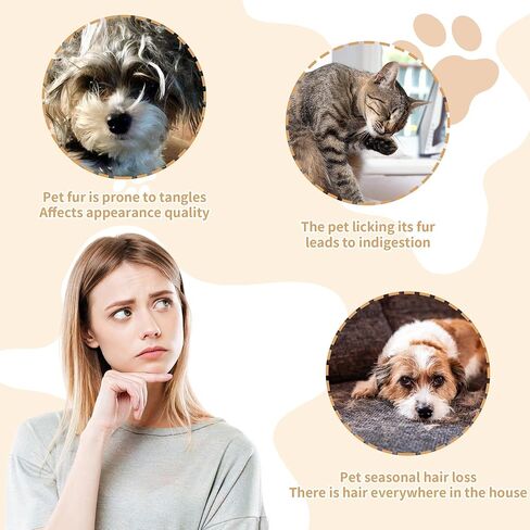 4-Pack Flea Comb for Dogs & Cats - Fine Tooth Stainless Steel Grooming Comb with Anti-Slip Rubber Handle, Removes Fleas, Tangles & Tear Stains (Black, Blue, White & Pink) in Saudi Arabia