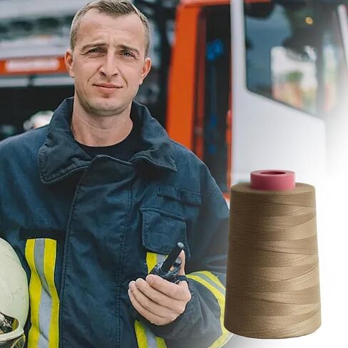 Serger Thread 2000m Radiation & Fire-Resistant Heavy Duty Thread Electrical Insulation Aramid Sewing Supplies and Accessories for Clothing, Protection SuitSerger in Kuwait