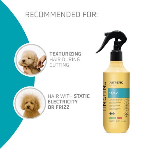 Artero Cosmetics Static Dog Control Spray 300mL/10.1 Ounce in Saudi Arabia