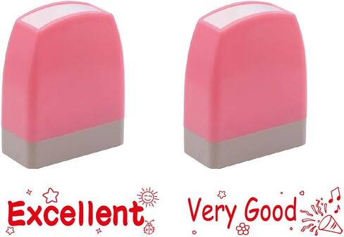 2 Pcs Incentive Comment Stamp Teacher Stamps for Classroom Encouragement Motivation Recognition in Saudi Arabia
