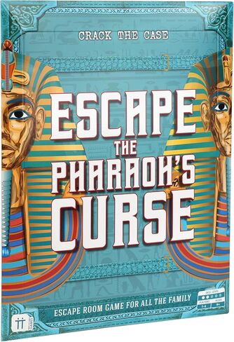 Talking Tables Crack The CASE Egyptian Escape Room Game Pharaoh's Curse Escape Room Game Ancient Egypt Themed Family Games for Kids Teens Puzzles Clues Brain Teaser Puzzles Ages 9+ 1-6 Players in Saudi Arabia