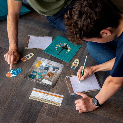 Talking Tables Crack The CASE Egyptian Escape Room Game Pharaoh's Curse Escape Room Game Ancient Egypt Themed Family Games for Kids Teens Puzzles Clues Brain Teaser Puzzles Ages 9+ 1-6 Players in Saudi Arabia