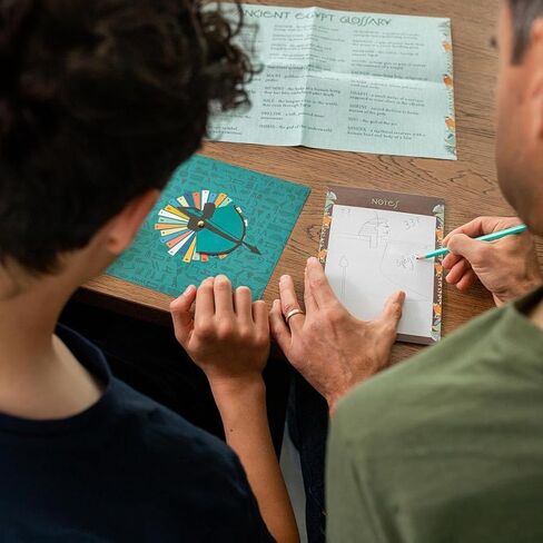 Talking Tables Crack The CASE Egyptian Escape Room Game Pharaoh's Curse Escape Room Game Ancient Egypt Themed Family Games for Kids Teens Puzzles Clues Brain Teaser Puzzles Ages 9+ 1-6 Players in Saudi Arabia