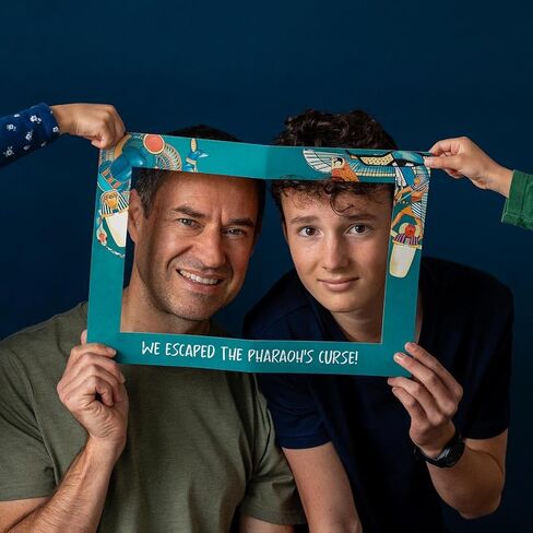 Talking Tables Crack The CASE Egyptian Escape Room Game Pharaoh's Curse Escape Room Game Ancient Egypt Themed Family Games for Kids Teens Puzzles Clues Brain Teaser Puzzles Ages 9+ 1-6 Players in Saudi Arabia