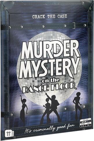 لعبة Talking Tables Crack The CASE Murder Mystery on The Dance Floor، ألعاب حفل عشاء Murder Mystery للبالغين، الألغاز، القرائن، رموز QR، الموسيقى، ألغاز تحفيز الدماغ، للأعمار من 16 عامًا فما فوق، 5-13 لاعبًا in Saudi Arabia