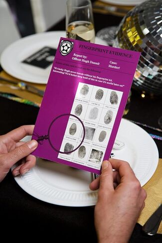 لعبة Talking Tables Crack The CASE Murder Mystery on The Dance Floor، ألعاب حفل عشاء Murder Mystery للبالغين، الألغاز، القرائن، رموز QR، الموسيقى، ألغاز تحفيز الدماغ، للأعمار من 16 عامًا فما فوق، 5-13 لاعبًا in Saudi Arabia