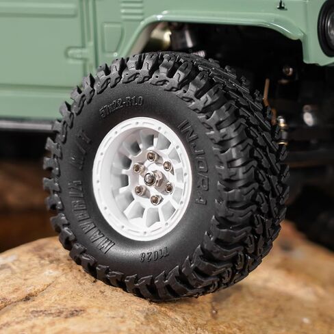 إطارات INJORA 1.0 بوصة MAVERIX M/T 57 * 22 مم لترقية زواحف RC 1/18 1/24 (T1028) in Kuwait