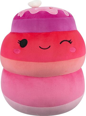 Squishmallow الأصلي 12 بوصة Ludwig The Teal Frog Holding Rose - قطيفة رسمية لعيد الحب من Jazwares (متوسطة الحجم) in Kuwait