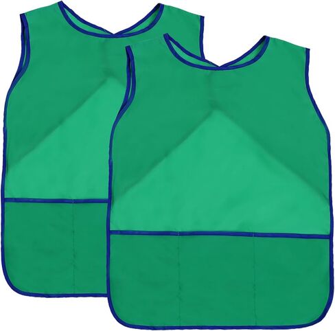 Kids Art Paint Smock Sleeveless with 3 Roomy Pockets Artist Toddler Play Aprons for Painting Craft Age 3-8 in Saudi Arabia