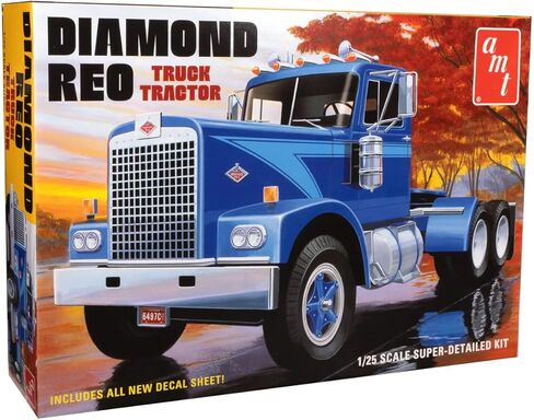 AMT Skill 3 Model Kit Diamond REO Truck Tractor 1/25 Scale Model AMT1500 in Saudi Arabia
