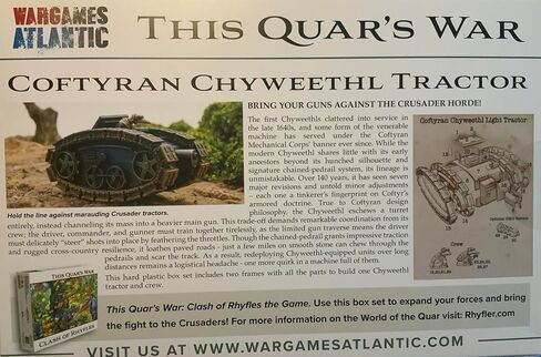 Wargames Atlantic This Quar's War Coftyran Chyweethl Tractor in Saudi Arabia