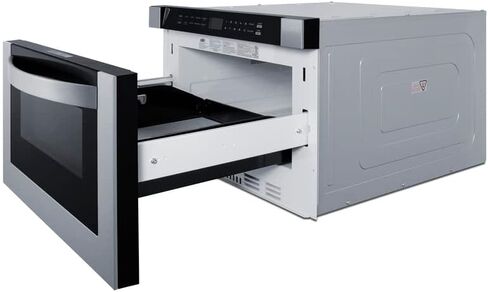Summit 24" Built In Microwave, 1.2 cu.ft. Drawer Microwave, ADA Compliant, Black & Stainless Steel - MDR245SS (24 Inch) in Kuwait