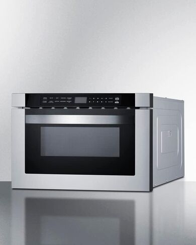 Summit 24" Built In Microwave, 1.2 cu.ft. Drawer Microwave, ADA Compliant, Black & Stainless Steel - MDR245SS (24 Inch) in Kuwait