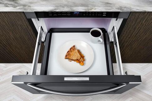 Summit 24" Built In Microwave, 1.2 cu.ft. Drawer Microwave, ADA Compliant, Black & Stainless Steel - MDR245SS (24 Inch) in Kuwait