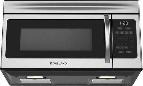 GASLAND 30 Inch Over-the-Range Microwave Oven, 1.7 Cu.Ft Over Stove Microwave, 1000W with 10 Power Levels, Sensor & One-Touch Cooking, 300 CFM Venting, LED Cooktop Light, Black Kitchen Microwave in Saudi Arabia