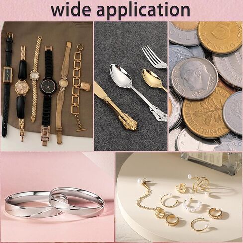 50 Pack Silver Polishing Cloth, Pink Cleaning Cloth, Individually Packed Jewelry Cleaner for Silver, Gold, Glasses and Watch in Saudi Arabia
