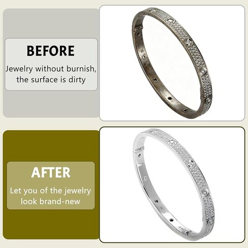 Silver Cleaning Cloth, 10" X 12" Jewelry Polishing Cloth, Four-Layer Silver Jewelry Cleaner for Gold, Silver, Diamond and Jewelry in Saudi Arabia