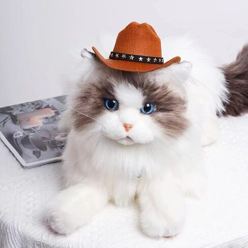 Halloween Adjustable Dog Cowboy Hat Funny Western Photo Prop for Small Pets in Saudi Arabia