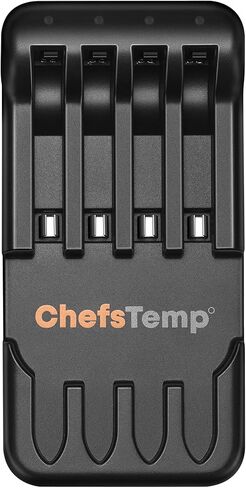 ChefsTemp 4-in-1 Charger for Wireless Probes(2nd-Gen Probe & Original Regular/Mini Probe) - Accessory for ProTemp S1(Only Included One Charger) in Saudi Arabia