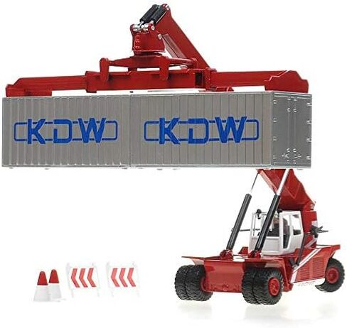 نموذج مكدس يصل إلى حاوية 1/50، لعبة مركبة هندسية مصغرة، مجموعة شاحنات البناء، محاكاة واقعية لهواة الجمع in Kuwait