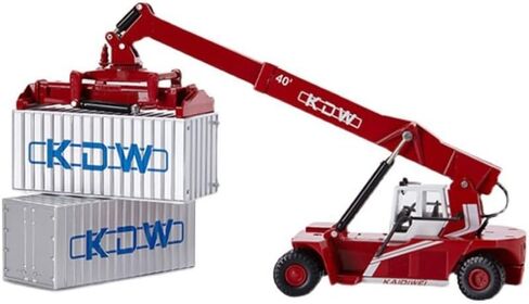 نموذج مكدس يصل إلى حاوية 1/50، لعبة مركبة هندسية مصغرة، مجموعة شاحنات البناء، محاكاة واقعية لهواة الجمع in Kuwait