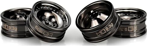 حار سباق SXTY919H01 أسود كروم نحاس عجلات CNC SCX30 9.3g ترقية جنوط الزاحف المرجحة 4-Pack in Kuwait