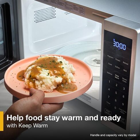 Whirlpool WMCS3019RB Countertop Microwave with Turntable 0.9 Cu. Ft, Steam Clean, 900 Watt Microwave, Black in Saudi Arabia