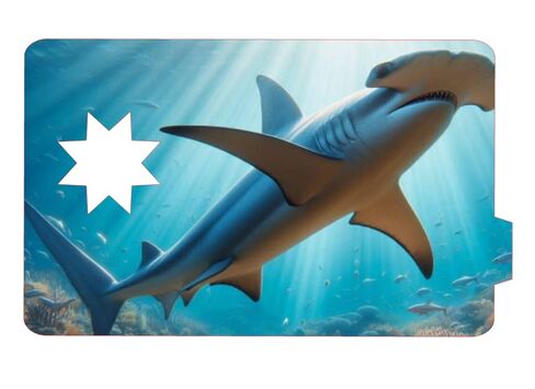 Hammerhead Shark بطاقة الخصم الجلد بطاقة الائتمان الجلد ملصقات بطاقة الائتمان المخصصة غطاء بطاقة الجلد ملصق بطاقة الائتمان يغطي الجلد، غطاء ملصق بطاقة الخصم - جلود من تلك الصفعات! in Kuwait