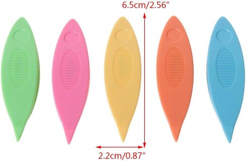 5Pcs Hand Lacemaking Craft Tool Plastic Tatting Shuttle Lace Making Kits Set in Saudi Arabia