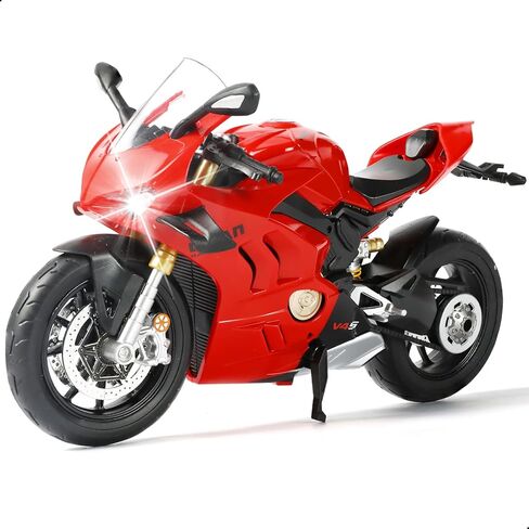 نموذج دراجة نارية 1:9 لـ Ducati Panigale V4 SP2 نموذج دراجة نارية معدني مصبوب مجموعة موتو الكلاسيكية للكبار in Kuwait
