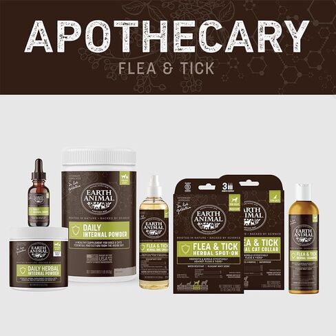 Earth Animal Apothecary Natural Flea & Tick - Herbal Collar for Small Dogs & Puppies - 1 Collar in Saudi Arabia