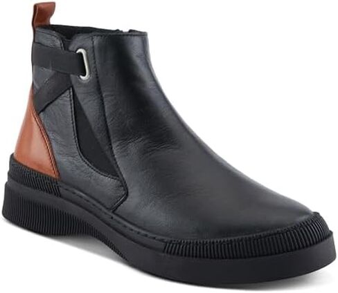 Spring Step Women's Hanlon Casual Booties with Elastic Gore, Color Blocking, and Removable Insoles in Saudi Arabia