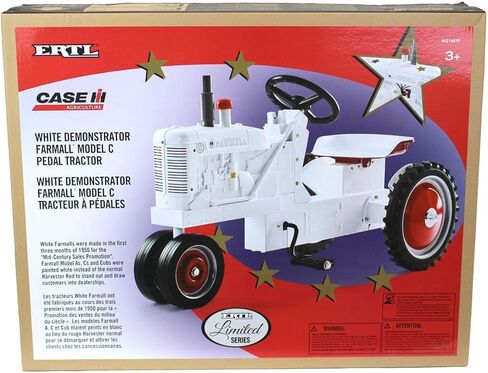 جرار بدواسة ERTL Farmall C White Demonstrator، الذكرى السنوية المائة لتأسيس Farmall، سلسلة ERTL المحدودة ZFN44214 in Saudi Arabia