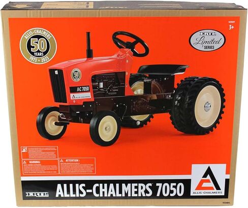 ERTL Allis-Chalmers 7050 50 عامًا جرار بدواسة مع بطن كستنائي وثنائي خلفي 16456 in Saudi Arabia