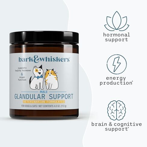 دكتور ميركولا لحاء وشعيرات الدعم الغدي - يدعم صحة الغدد الصماء والأعضاء - تركيبة مجففة بالتجميد - مكونات خالية من الهرمونات - ذكر - 75 مغرفة (4 أونصة) in Kuwait