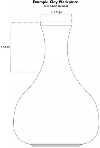 The Footer™ - Closed Form Edition [Full Set] - Clay Workpiece Holder and Centering Tool for Pottery Trimming in Saudi Arabia