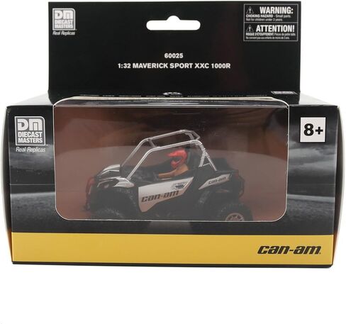 نماذج Diecast Masters BRP Bombardier بمقياس 1:32 طبق الأصل من Can-Am Maverick Sport X xc 1000R - فضي | البند 60025 in Kuwait