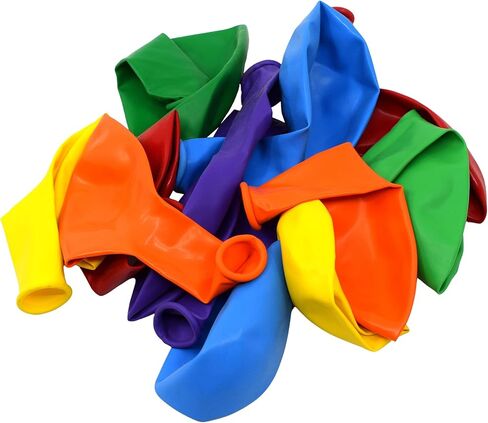 EISCO Balloons, Pack of 12 - Assorted Colors - Inflates up to 12" - Party Balloons in Saudi Arabia