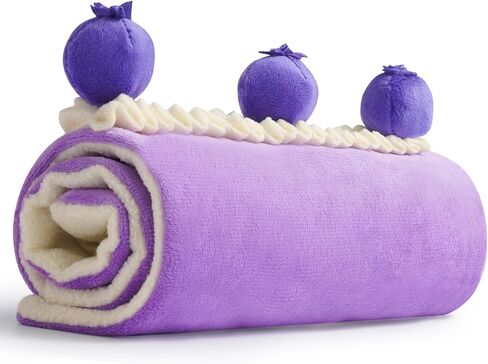 Nocciola Dog Snuffle Toy, Blueberry Cake Snuffle Mat for Puppies Puzzle Puppy Toy with Crinkle, Hide and Seek Interactive Enrichment Toys for Small Medium Dogs, Dog Gift Birthday Cake Toy in Saudi Arabia