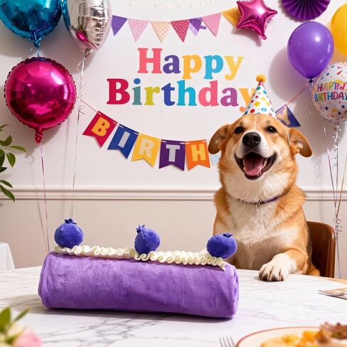Nocciola Dog Snuffle Toy, Blueberry Cake Snuffle Mat for Puppies Puzzle Puppy Toy with Crinkle, Hide and Seek Interactive Enrichment Toys for Small Medium Dogs, Dog Gift Birthday Cake Toy in Saudi Arabia