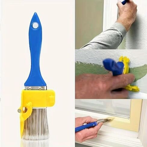 1Pcs Painting Tool with Color Separation Guide, Latex Paint Brush for Picture Frames, Walls, and Ceiling in Saudi Arabia
