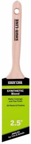 فرشاة طلاء من مزيج اصطناعي بزاوية أفضل مقاس 2.5 بوصة من Shur-Line بمقبض خشبي - كمية (1) in Kuwait
