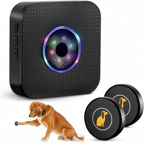 Ownpets Smart Dog Door Bell, Wireless Doorbell for Potty Training to Go Outside,1000Feet Range, Waterproof Touch Button, 55 Melodies in Saudi Arabia