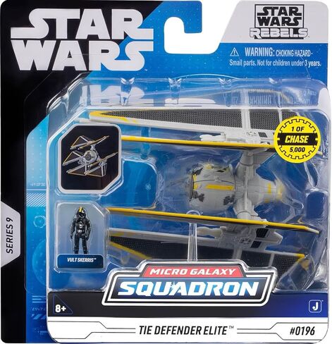 STAR WARS Rebels Micro Galaxy Squadron TIE Defender Elite Chase Series 9, 1 of 5,000 in Saudi Arabia