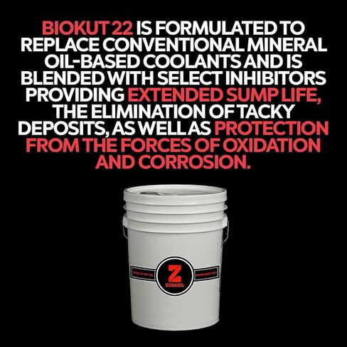 Biokut 22 سائل قطع الزيوت النباتية غير المكلورة وزيت الآلة اللولبية، 5 جالون in Kuwait