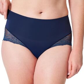 SPANX, Undie-tectable Lace Hipster, Dark Sapphire Indigo Haze, L